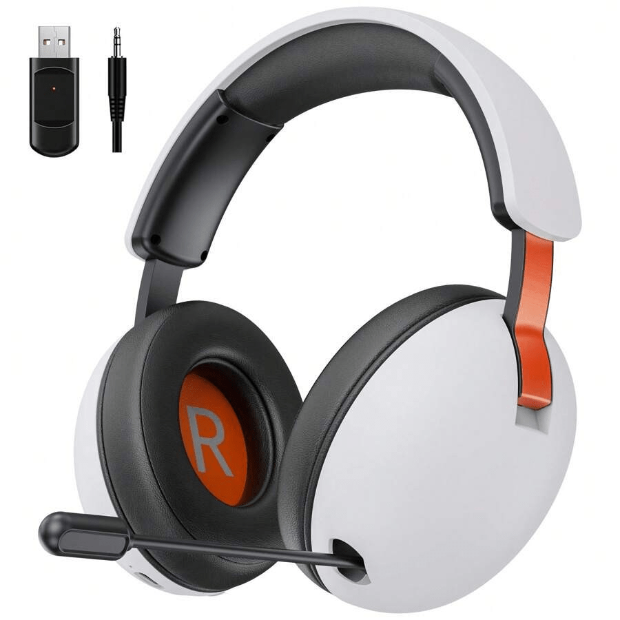 Bl500 PRO 2.4Ghz USB Dongle Tai nghe chơi game Bluetooth không dây Âm nhạc có Mic cho PC PS4 PS5 Điện thoại