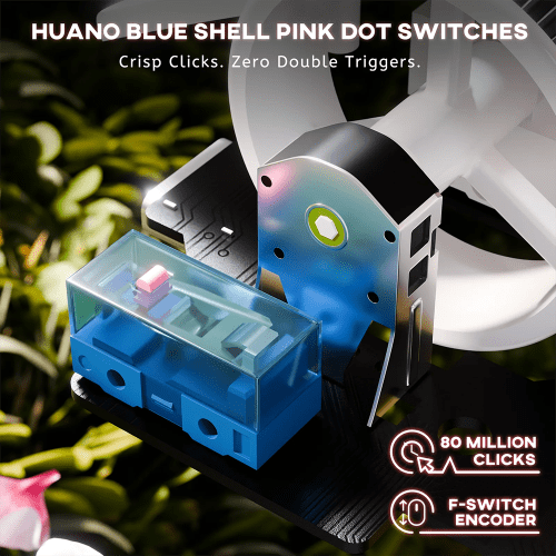 Chuột Gaming Không Dây Attack Shark G3 – Siêu Nhẹ 59g, 3 Chế Độ Kết Nối, DPI 25.000 - Ảnh 5