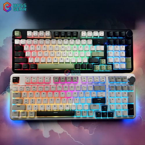 Alternative view of Bàn phím Edra EK398W 3 chế độ kết nối, pin 4000mAh, switch hot-swap, keycap PBT